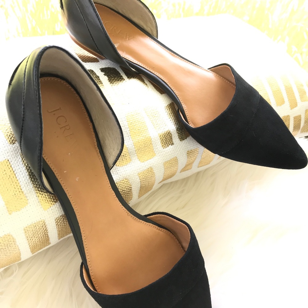 J Crew Suede & Leather Flats